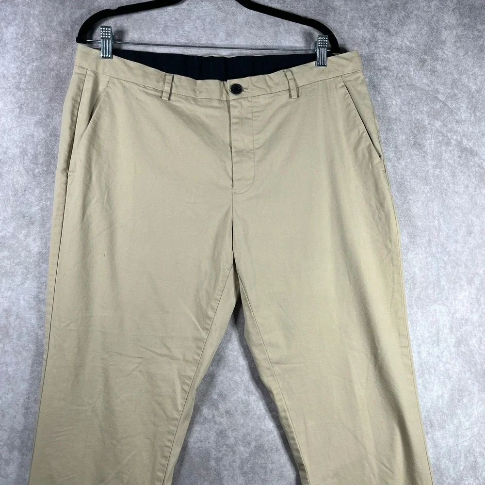 Bonobos Pants Mens 36X32 Tan‎ Chino Khaki Straight Trousers Career Office Casual